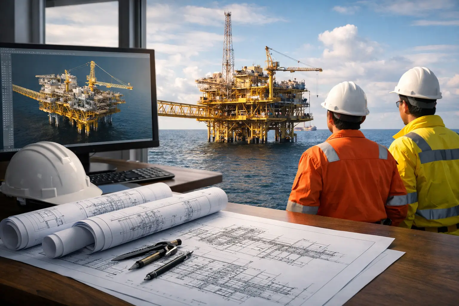 Offshore Construction Drafting Services